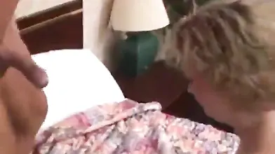 Mature Babe's Bedtime Double Team