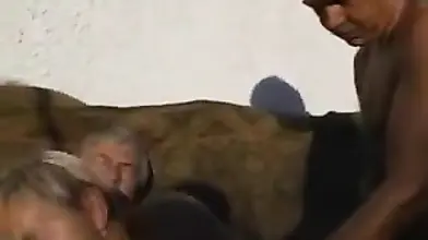 Mature Skank in Hard Threesome