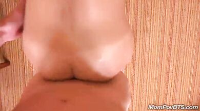 Mature Cougar Enslaved by Young Man's Dick