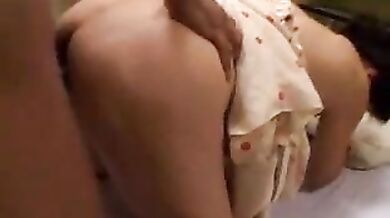 Asian Mom's Kimono Strip & Pound