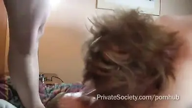 Mature Skank Joins Wild Threesome