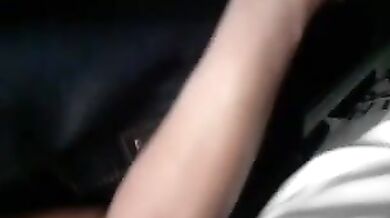 Mature Woman Touches Hard Cock on Public Transit