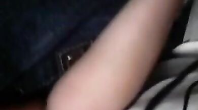 Mature Woman Touches Hard Cock on Public Transit