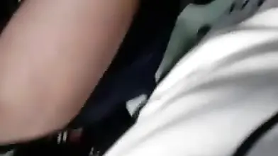 Mature Woman Touches Hard Cock on Public Transit