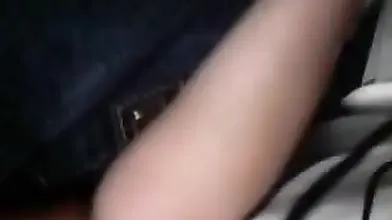 Mature Woman Touches Hard Cock on Public Transit