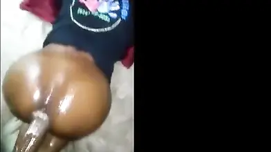 Ebony Babysitter Bends for Big BBC