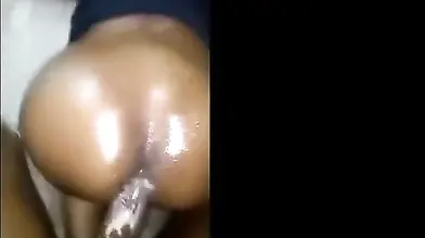 Ebony Babysitter Bends for Big BBC