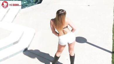 Cougar Poses in Boots, Gets Firmly Banged