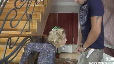 Classy Cougar Enjoys Rough Doggy Style