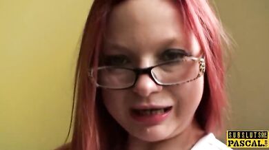 British Redhead MILF Gets Rough Doggy Style