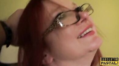 British Redhead MILF Gets Rough Doggy Style