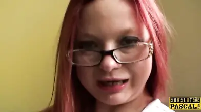 British Redhead MILF Gets Rough Doggy Style