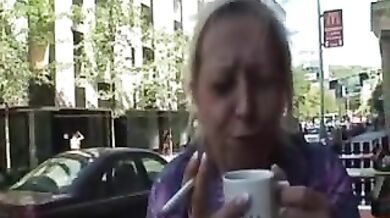 Mature Blonde Enjoys Beefy Bayonet