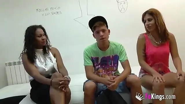 Two Mature Latinas for Young Dude