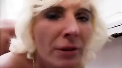 Mature Granny Enjoys Young Stallion