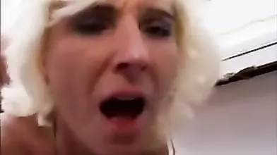 Mature Granny Enjoys Young Stallion