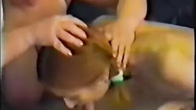 Vintage Slut's Sofa Threesome