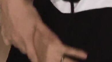 Japanese MILF Gets Fiercely Banged by Two Older Men