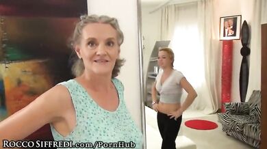 Adorable 18-year-old Teen and Mature Woman Please Rocco