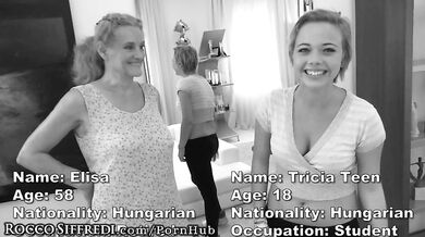 Adorable 18-year-old Teen and Mature Woman Please Rocco