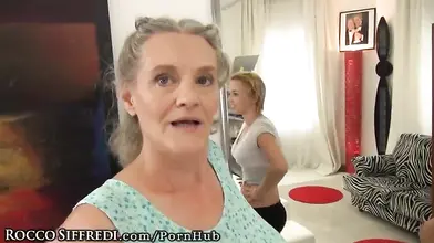 Adorable 18-year-old Teen and Mature Woman Please Rocco