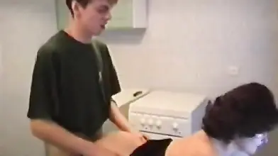 Mature Woman's Anal Kitchen Romp