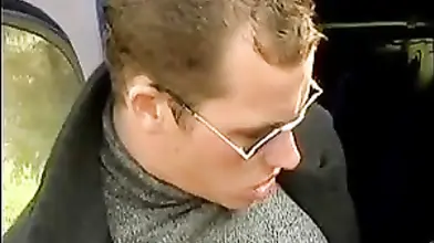 Mature Brunette's Van Ride