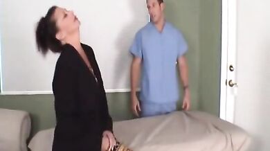 Voluptuous Milf Seduces Young Masseur