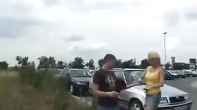 Mature Blonde Enjoys Outdoor Sex