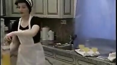 Sexy Maid Fists Mature Granny