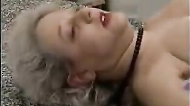 Sexy Maid Fists Mature Granny