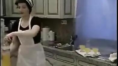 Sexy Maid Fists Mature Granny