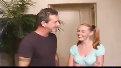 Pigtailed 18-year-old Enjoys Bisexual Threesome