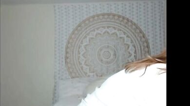 Blonde MILF's Playful Webcam Bikini Show