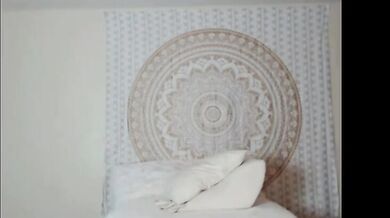 Blonde MILF's Playful Webcam Bikini Show