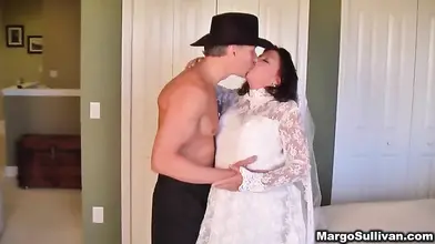 Mature Bride Fucks Cowboy in Kitchen
