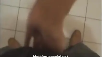 Fit Blonde Milf Flexes and Sucks