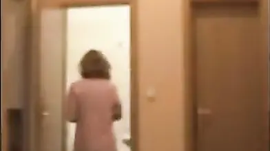 Fit Blonde Milf Flexes and Sucks