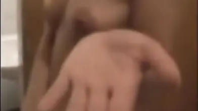 Fit Blonde Milf Flexes and Sucks