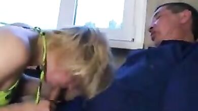 Mature Woman Sucks Cameraman