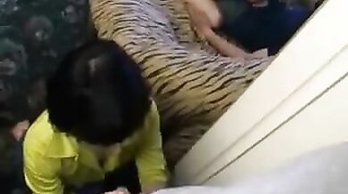 Mature Woman Sucks Cameraman