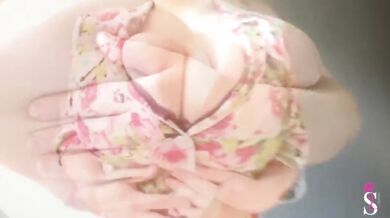 Kinky Milf Plays with Her Huge Tits