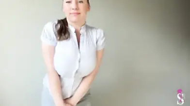 Kinky Milf Plays with Her Huge Tits