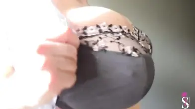 Kinky Milf Plays with Her Huge Tits