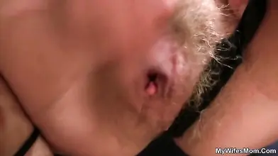 Blonde Masturbates as BF Fucks Ugly Milf