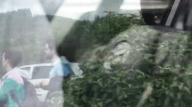 Mature Amateur Sucks Hubby in Car