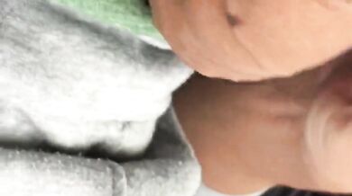 Mature Amateur Sucks Hubby in Car