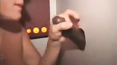 Mature Blonde Enjoys Gloryhole Fun