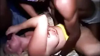 Mature Woman Gangbanged by Hungry Gangstas