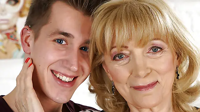 Mature Woman Enjoys Young Lover